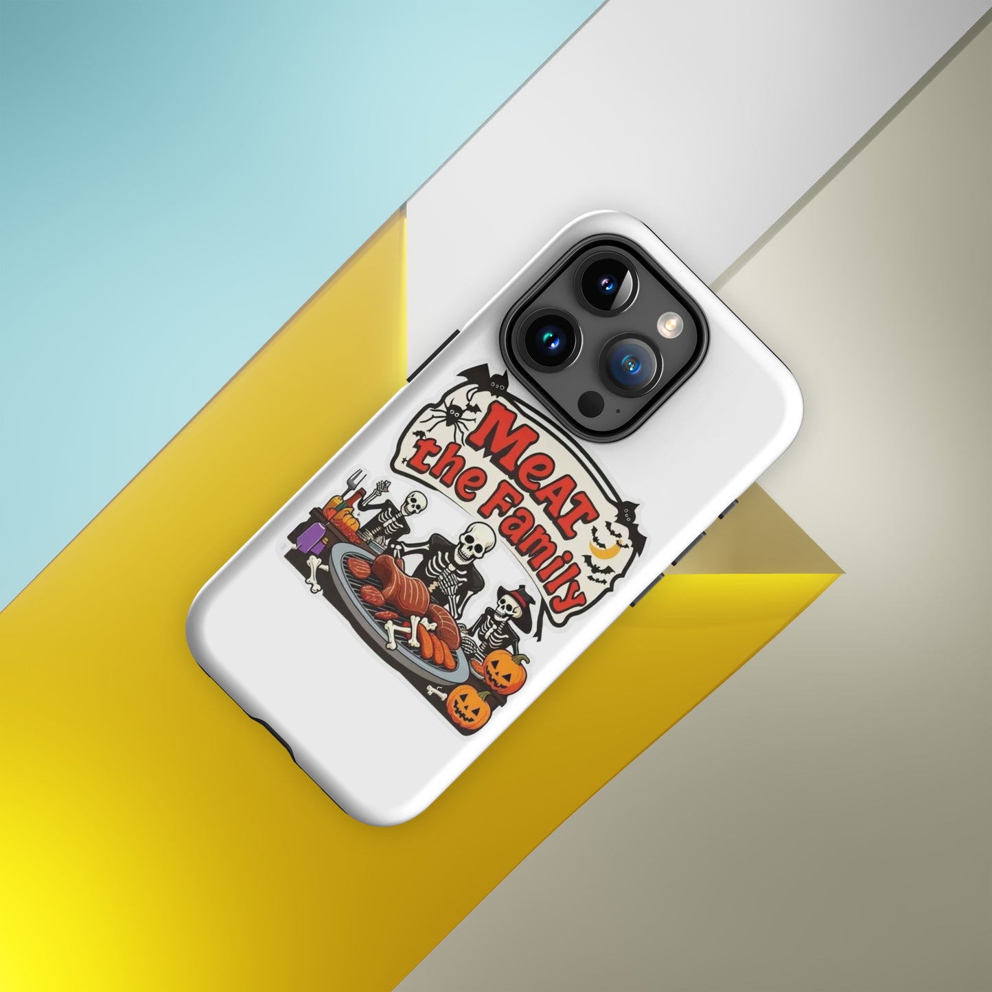 Meat The Family Tough Case for iPhone®  from Rare Plus Apparel – unique movie & pop culture inspired design.