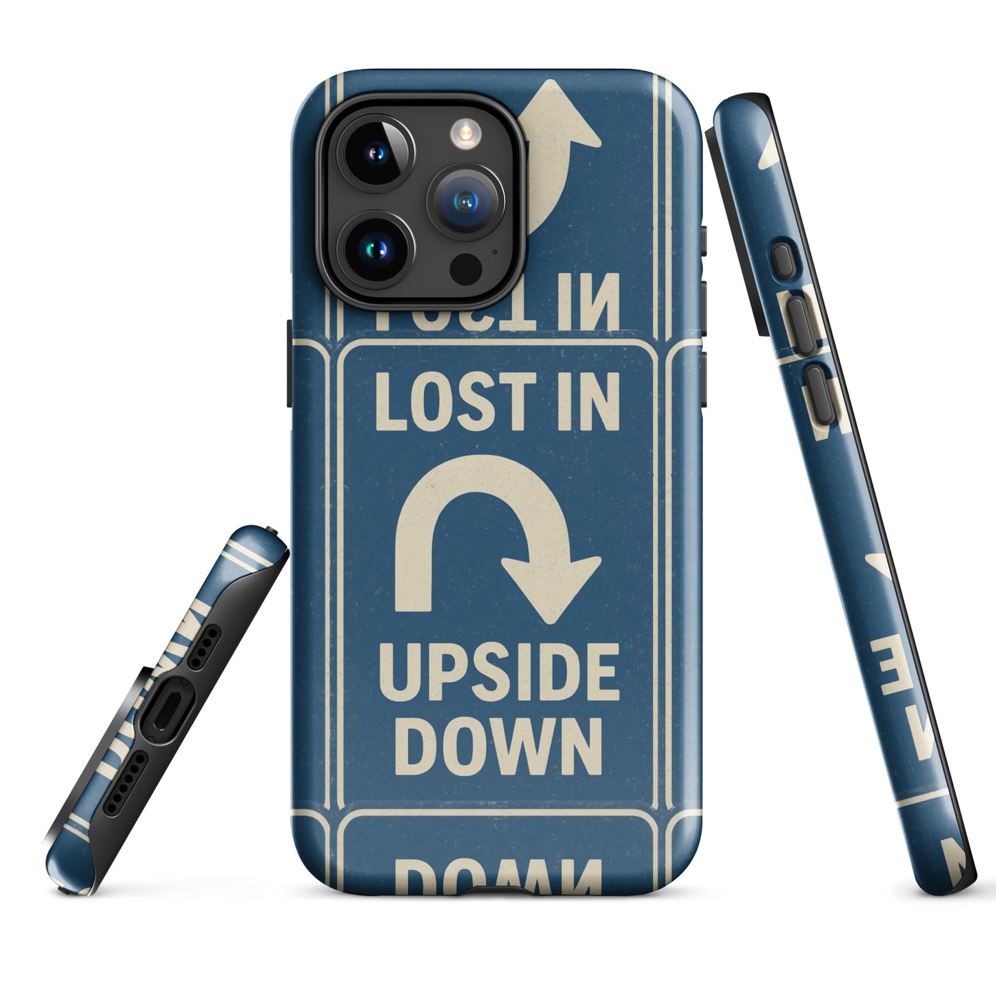 Lost in the Upside Down Tough Case for iPhone®  from Rare Plus Apparel – unique movie & pop culture inspired design.