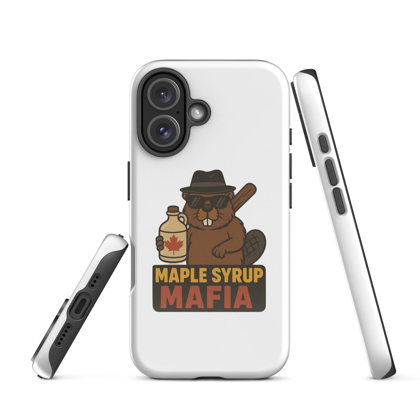Maple Syrup Mafia Tough Case for iPhone®  from Rare Plus Apparel – unique movie & pop culture inspired design.