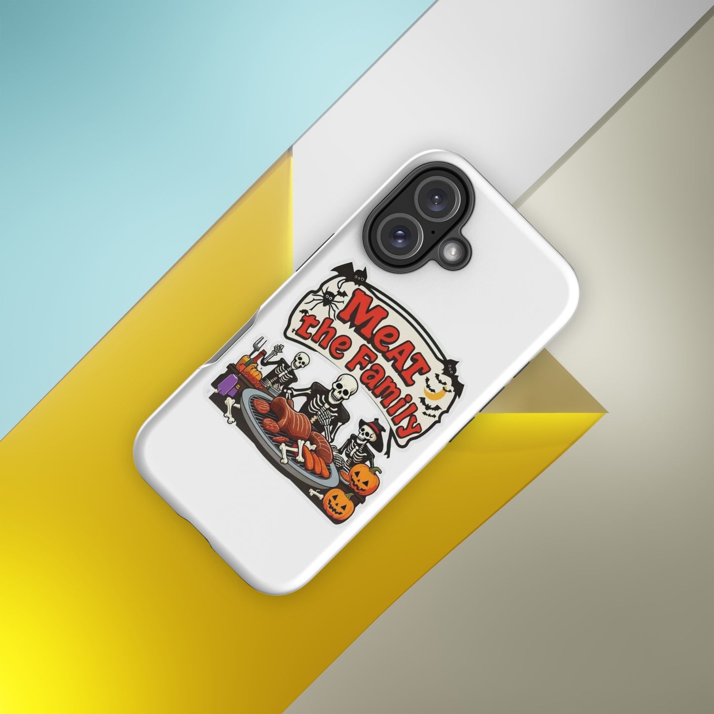 Meat The Family Tough Case for iPhone®  from Rare Plus Apparel – unique movie & pop culture inspired design.