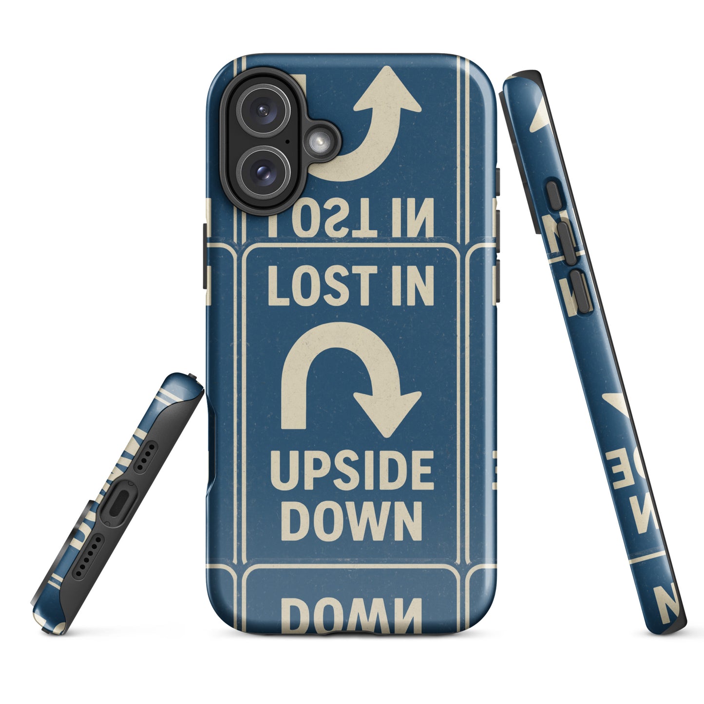 Lost in the Upside Down Tough Case for iPhone®  from Rare Plus Apparel – unique movie & pop culture inspired design.
