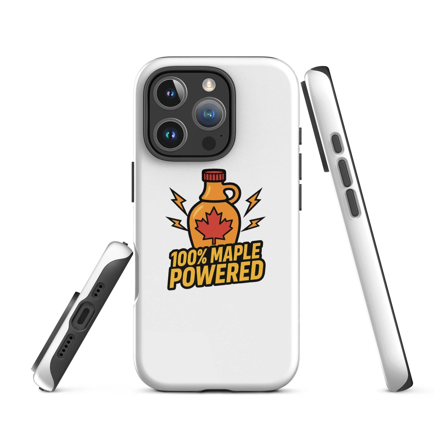 100% Maple Powered Tough Case for iPhone®  from Rare Plus Apparel – unique movie & pop culture inspired design.