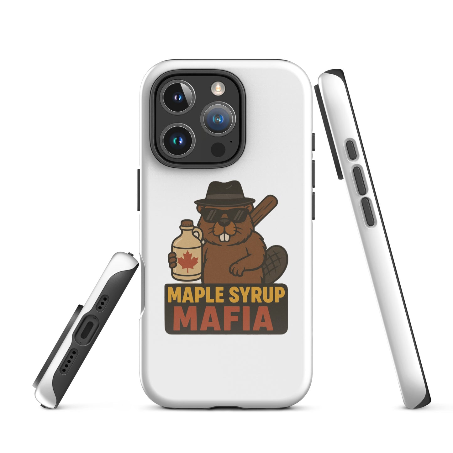 Maple Syrup Mafia Tough Case for iPhone®  from Rare Plus Apparel – unique movie & pop culture inspired design.