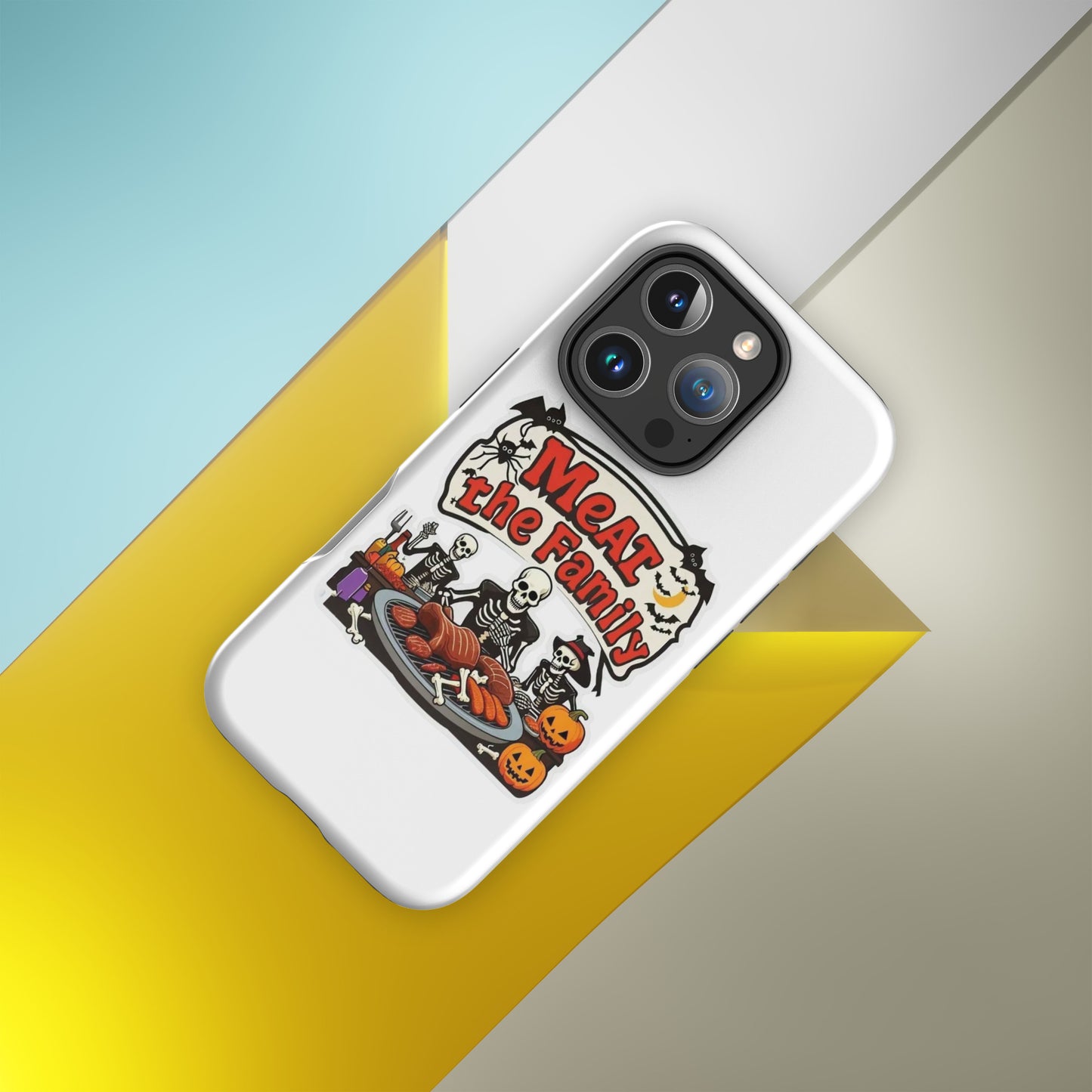 Meat The Family Tough Case for iPhone®  from Rare Plus Apparel – unique movie & pop culture inspired design.