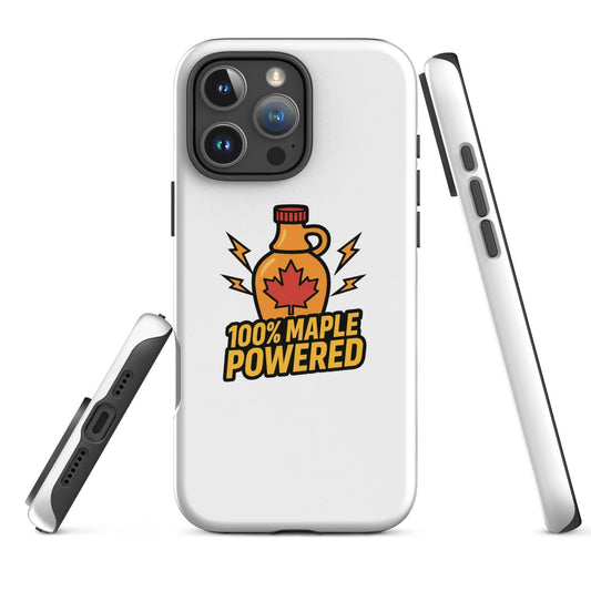 100% Maple Powered Tough Case for iPhone®  from Rare Plus Apparel – unique movie & pop culture inspired design.
