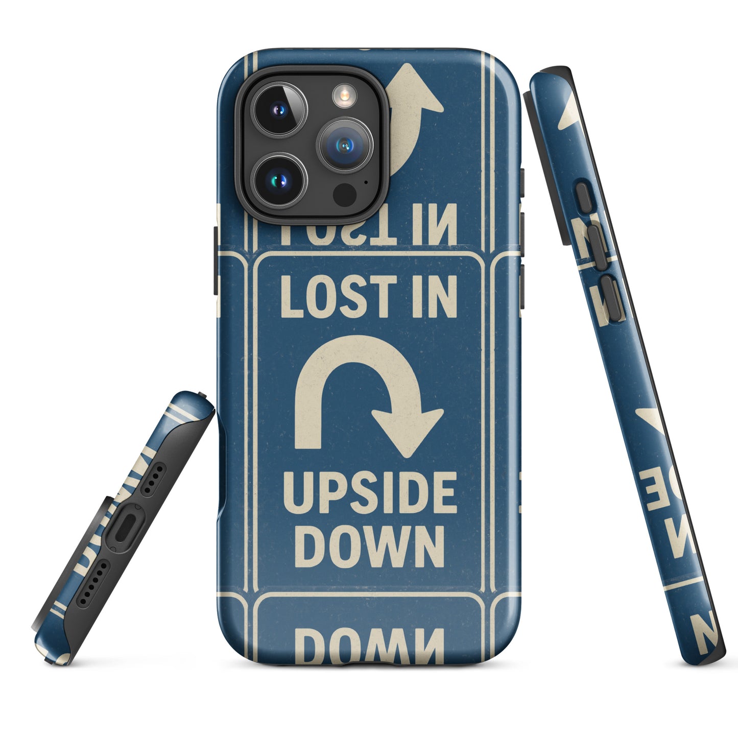 Lost in the Upside Down Tough Case for iPhone®  from Rare Plus Apparel – unique movie & pop culture inspired design.