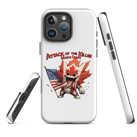 Maple Mayhem Tough Case for iPhone®  from Rare Plus Apparel – unique movie & pop culture inspired design.