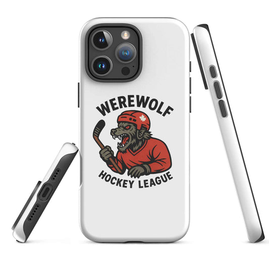 Werewolf Hockey League iPhone Tough Case