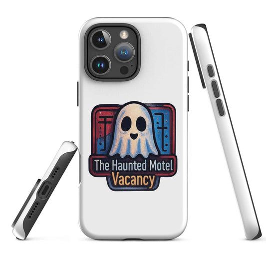 “Haunted Motel Vacancy” Check In, Never Leave Tough Case for iPhone