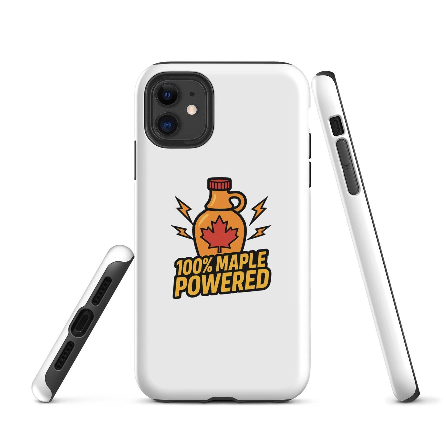 100% Maple Powered Tough Case for iPhone®  from Rare Plus Apparel – unique movie & pop culture inspired design.