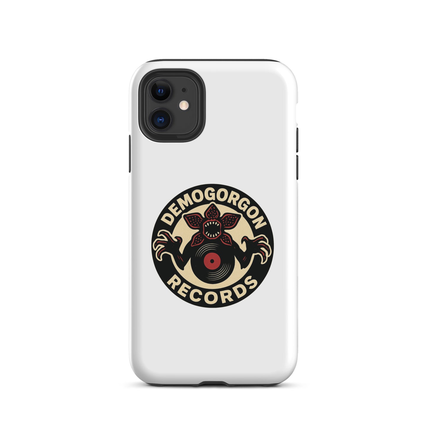 Demogorgon Records Tough Case for iPhone®  from Rare Plus Apparel – unique movie & pop culture inspired design.