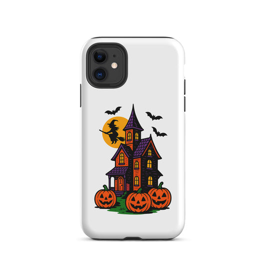 Haunted Halloween House Tough Case for iPhone®  from Rare Plus Apparel – unique movie & pop culture inspired design.