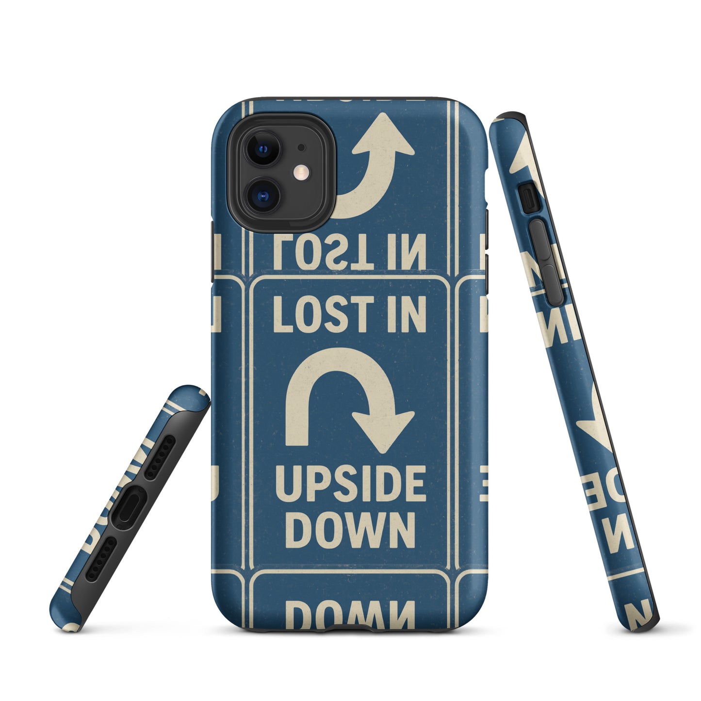 Lost in the Upside Down Tough Case for iPhone®  from Rare Plus Apparel – unique movie & pop culture inspired design.