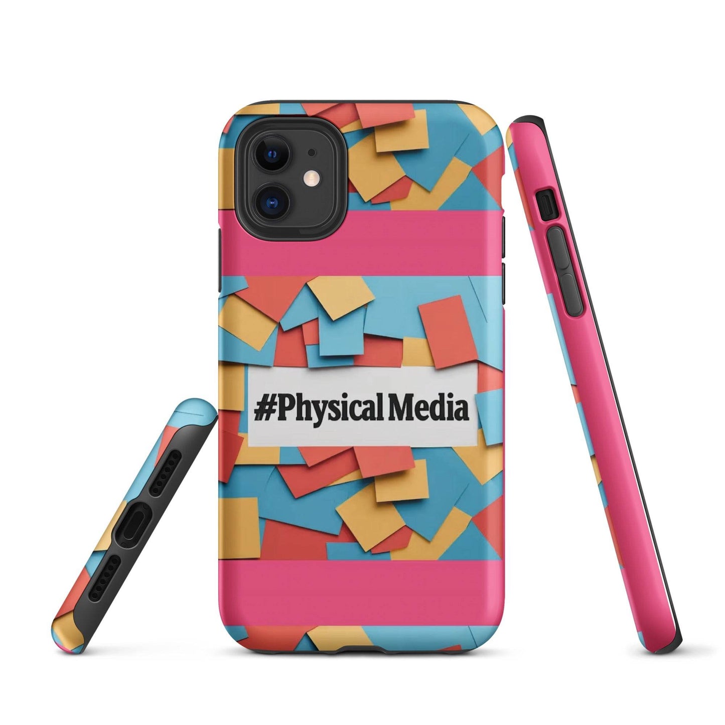 #PhysicalMedia Tough Case for iPhone®  from Rare Plus Apparel – unique movie & pop culture inspired design.