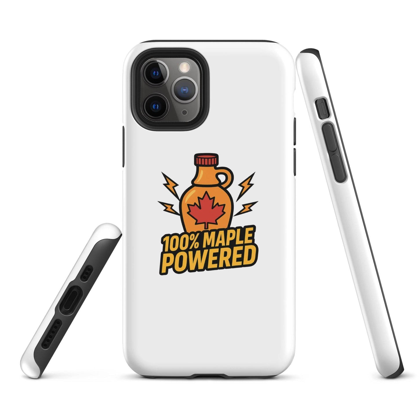 100% Maple Powered Tough Case for iPhone®  from Rare Plus Apparel – unique movie & pop culture inspired design.