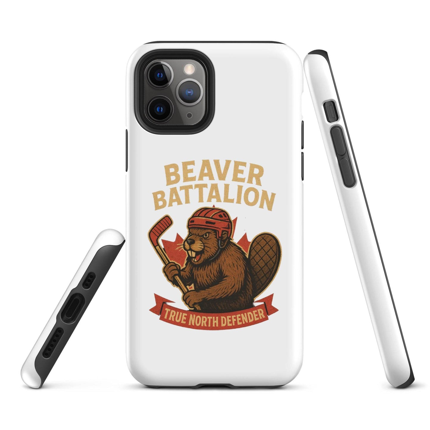 Beaver Battalion – True North Defender Tough Case for iPhone®  from Rare Plus Apparel – unique movie & pop culture inspired design.