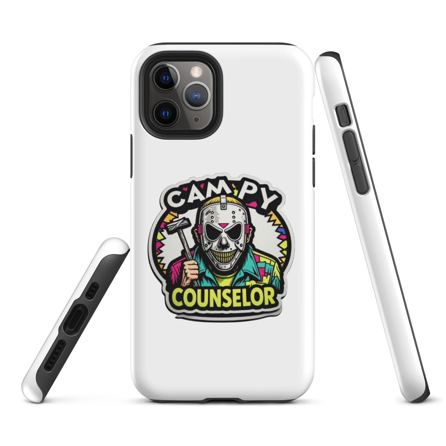 Campy Counselor Tough Case for iPhone®  from Rare Plus Apparel – unique movie & pop culture inspired design.