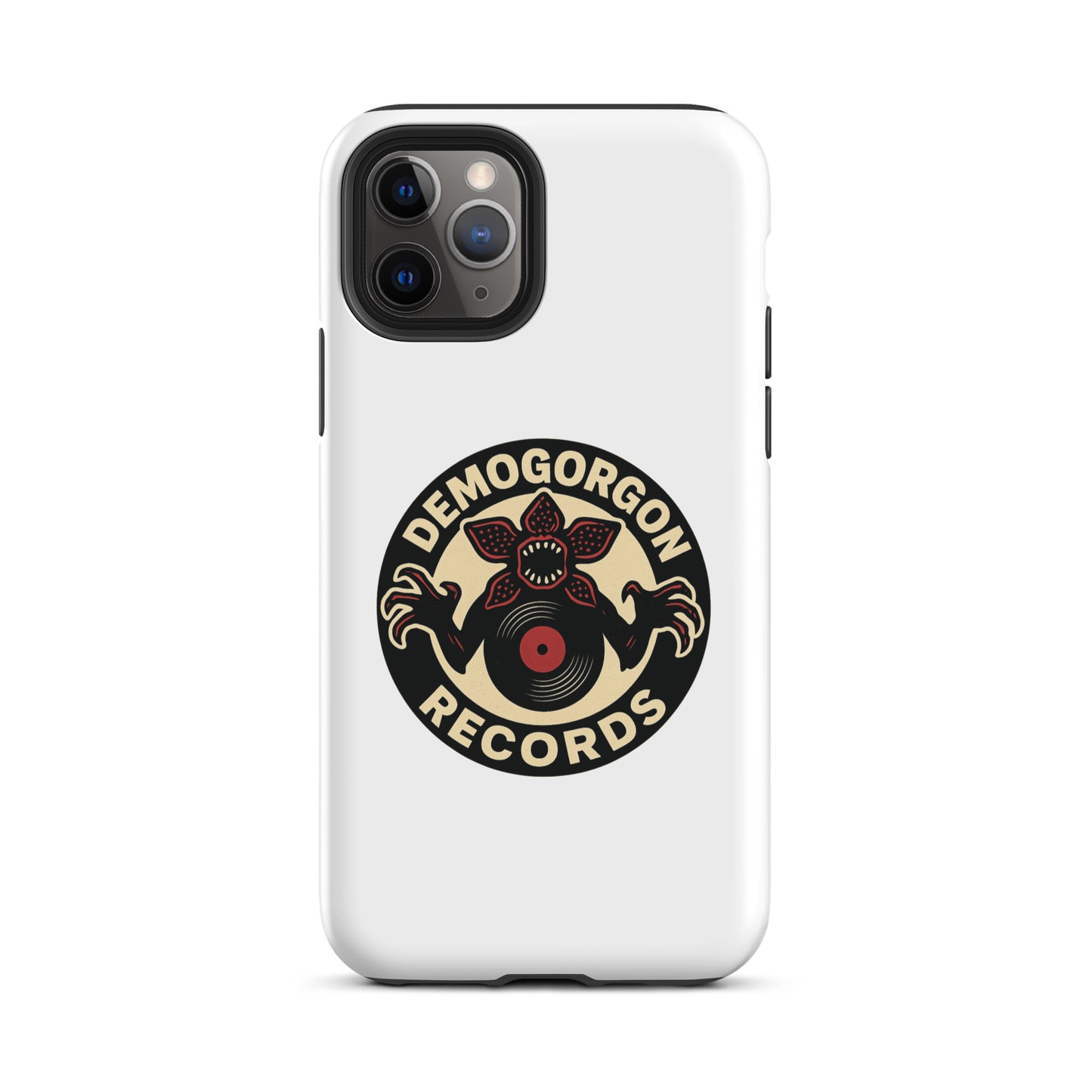Demogorgon Records Tough Case for iPhone®  from Rare Plus Apparel – unique movie & pop culture inspired design.