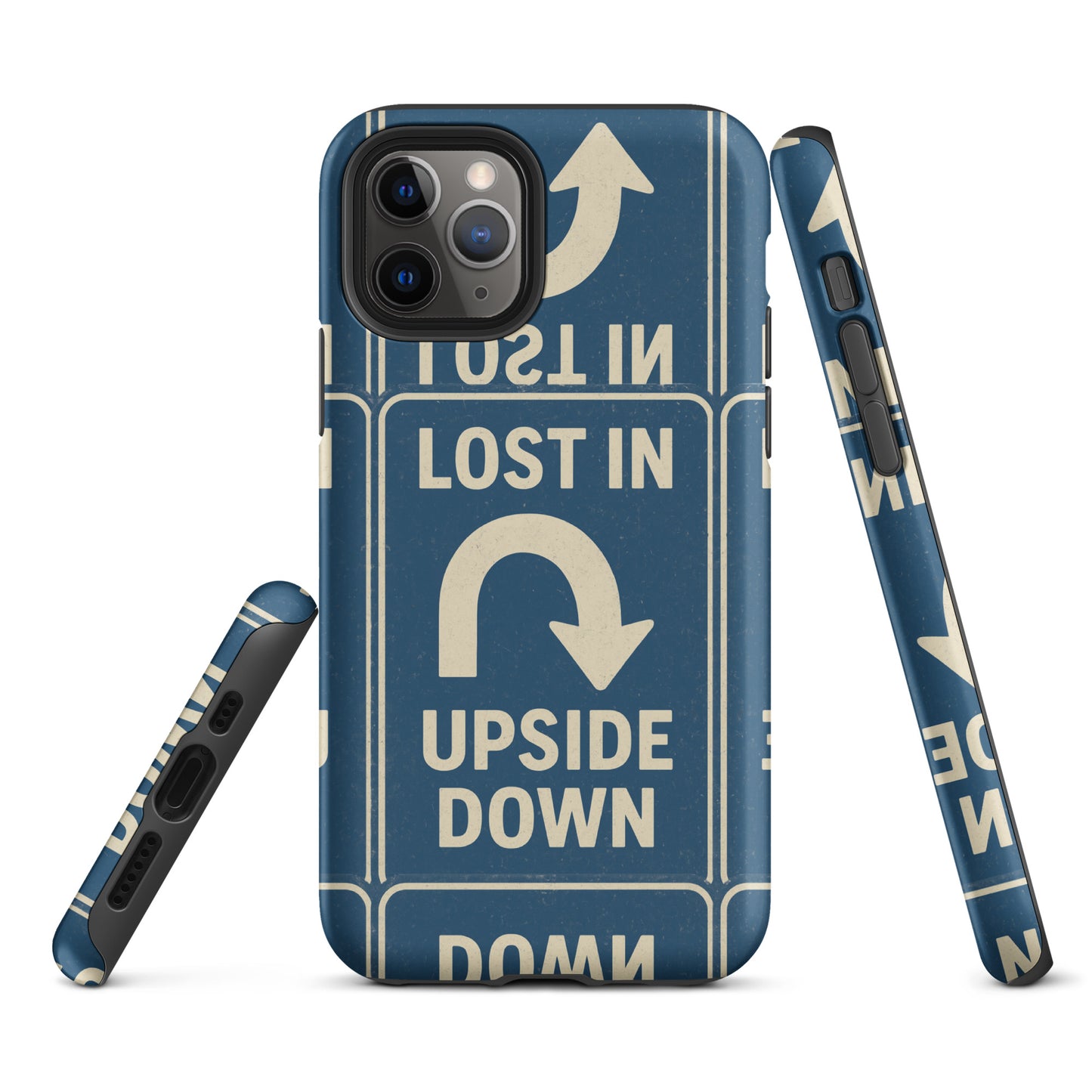 Lost in the Upside Down Tough Case for iPhone®  from Rare Plus Apparel – unique movie & pop culture inspired design.