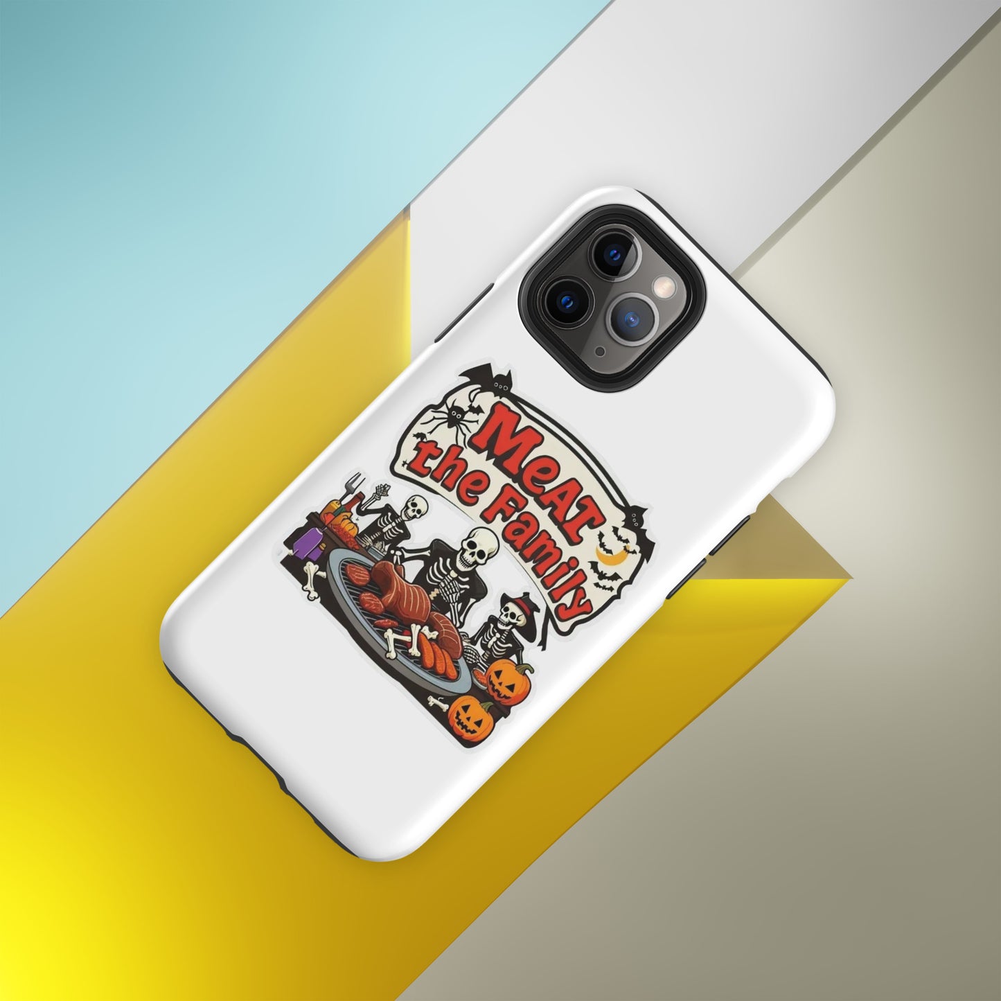 Meat The Family Tough Case for iPhone®  from Rare Plus Apparel – unique movie & pop culture inspired design.
