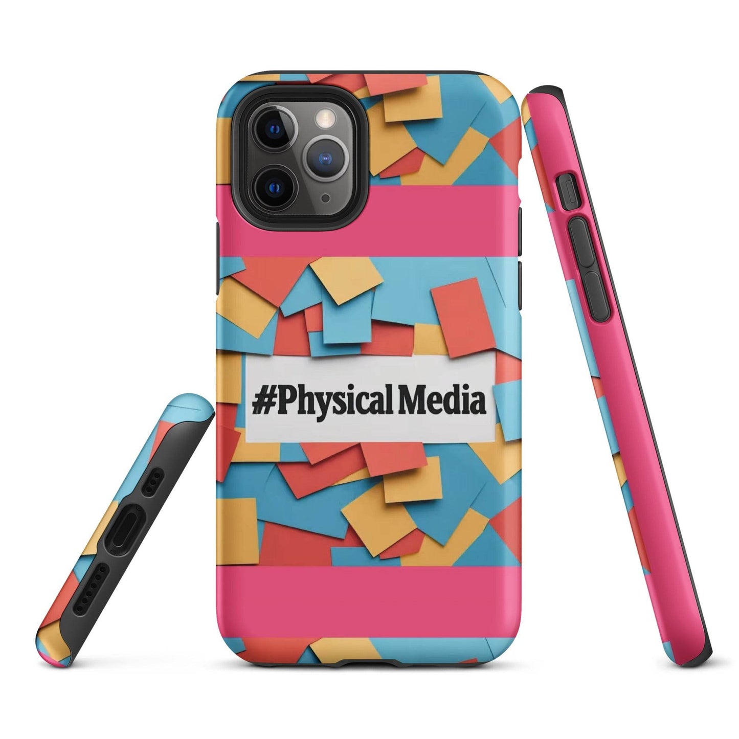 #PhysicalMedia Tough Case for iPhone®  from Rare Plus Apparel – unique movie & pop culture inspired design.