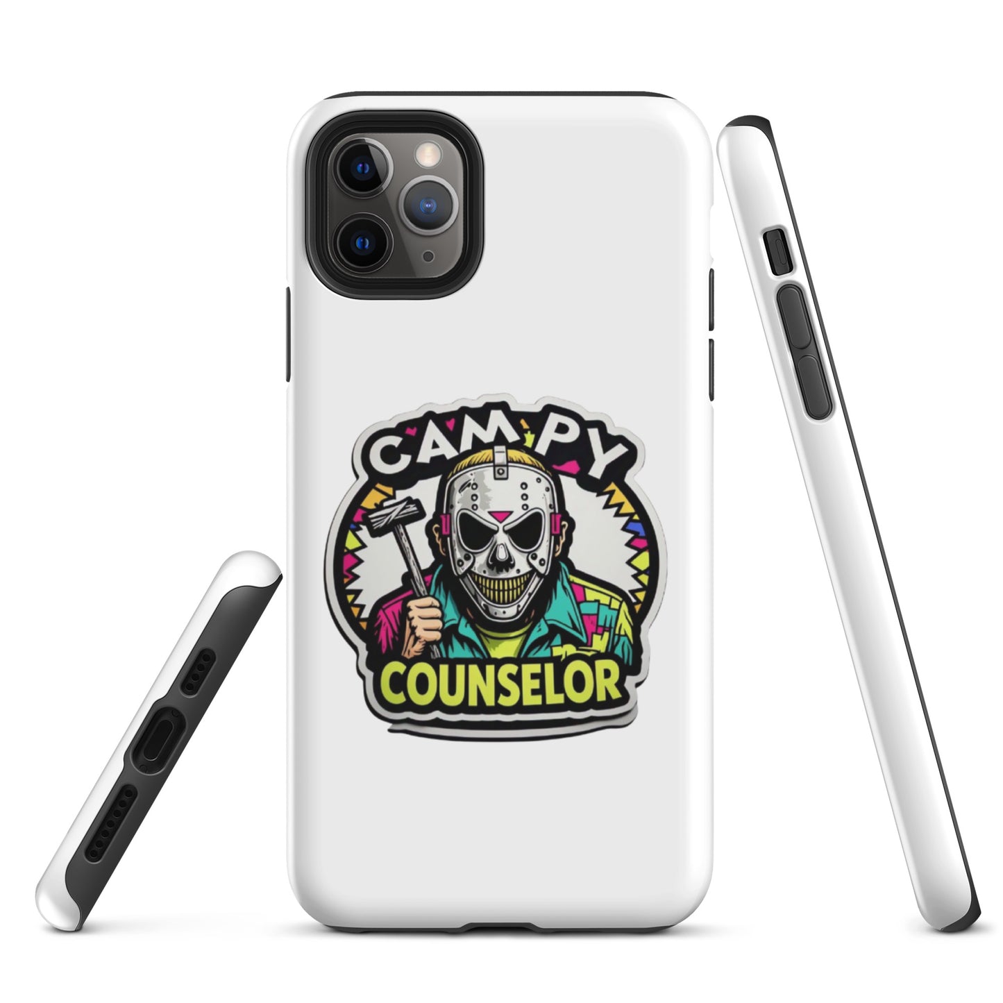Campy Counselor Tough Case for iPhone®  from Rare Plus Apparel – unique movie & pop culture inspired design.