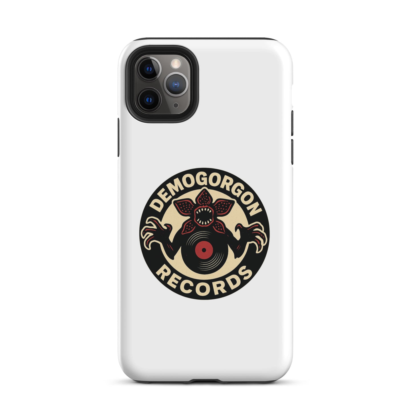 Demogorgon Records Tough Case for iPhone®  from Rare Plus Apparel – unique movie & pop culture inspired design.
