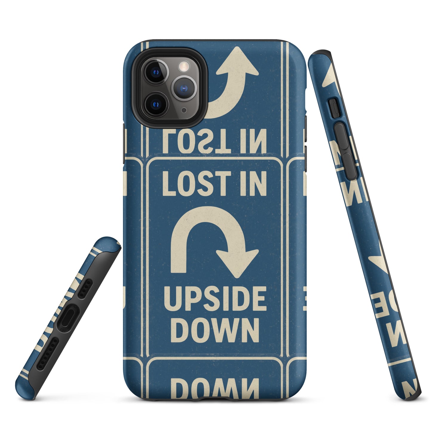 Lost in the Upside Down Tough Case for iPhone®  from Rare Plus Apparel – unique movie & pop culture inspired design.