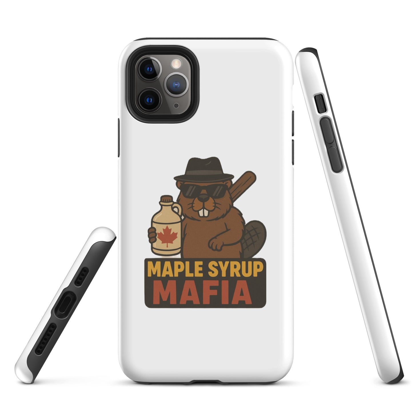 Maple Syrup Mafia Tough Case for iPhone®  from Rare Plus Apparel – unique movie & pop culture inspired design.
