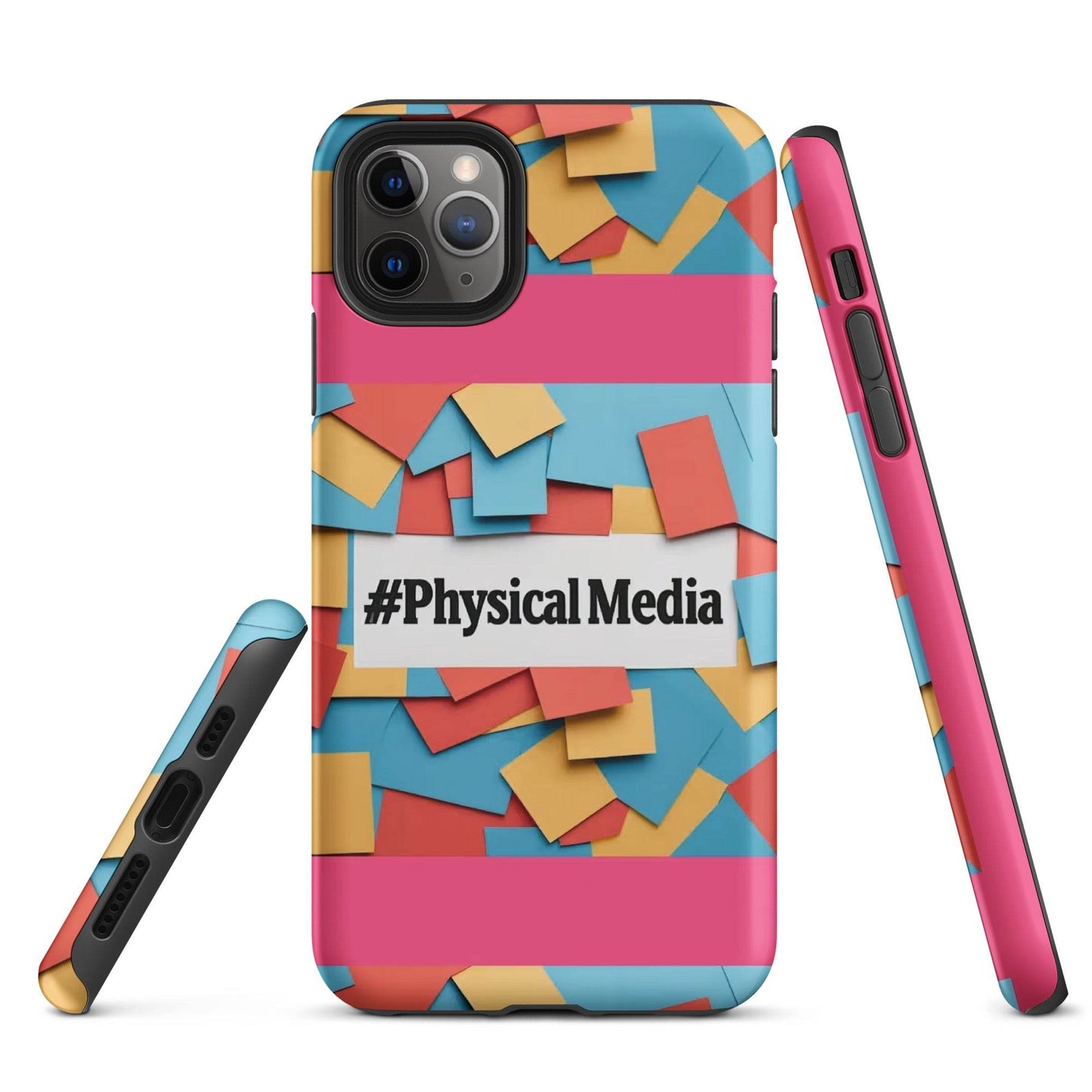 #PhysicalMedia Tough Case for iPhone®  from Rare Plus Apparel – unique movie & pop culture inspired design.