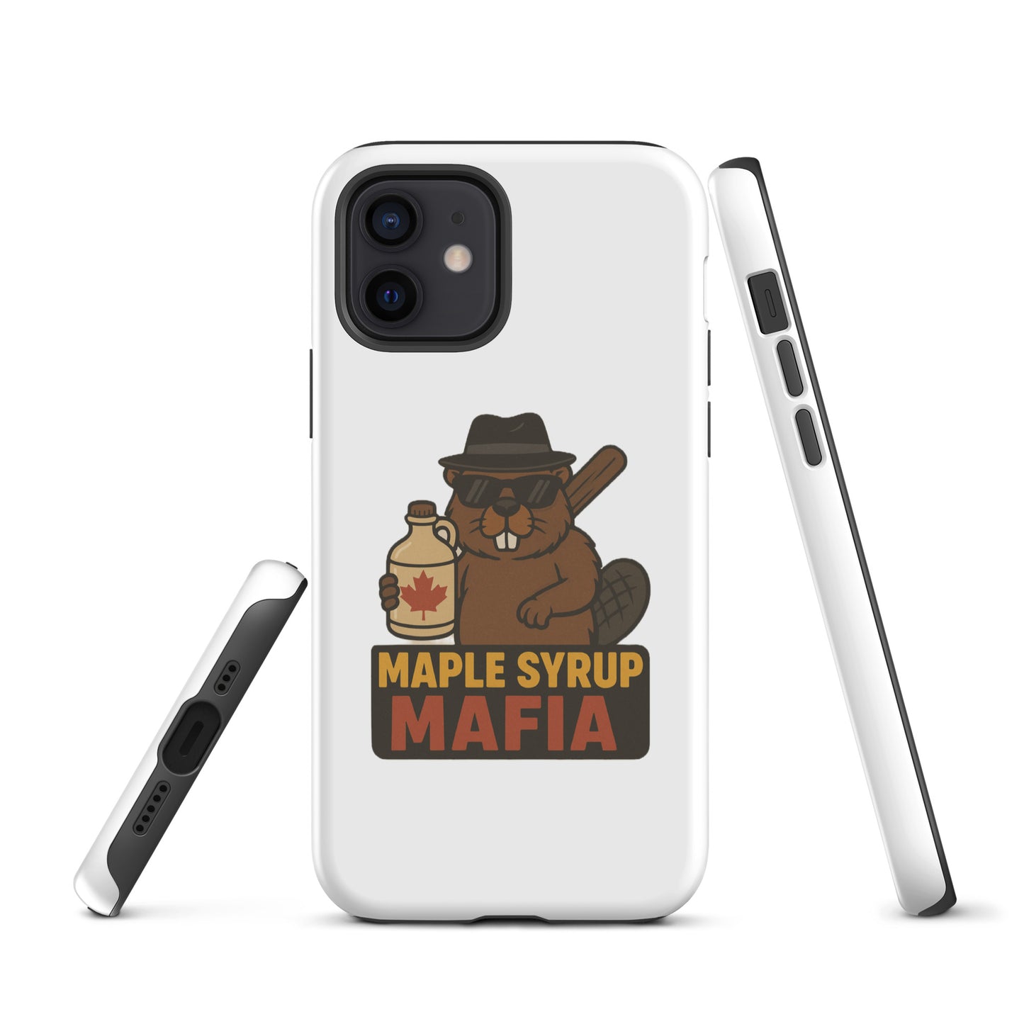 Maple Syrup Mafia Tough Case for iPhone®  from Rare Plus Apparel – unique movie & pop culture inspired design.