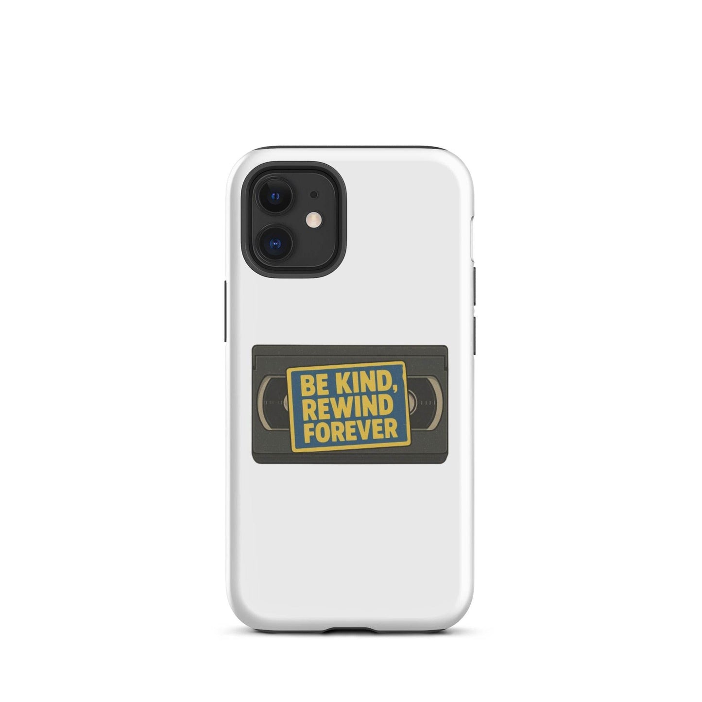 Be Kind, Rewind Forever Tough Case for iPhone®  from Rare Plus Apparel – unique movie & pop culture inspired design.