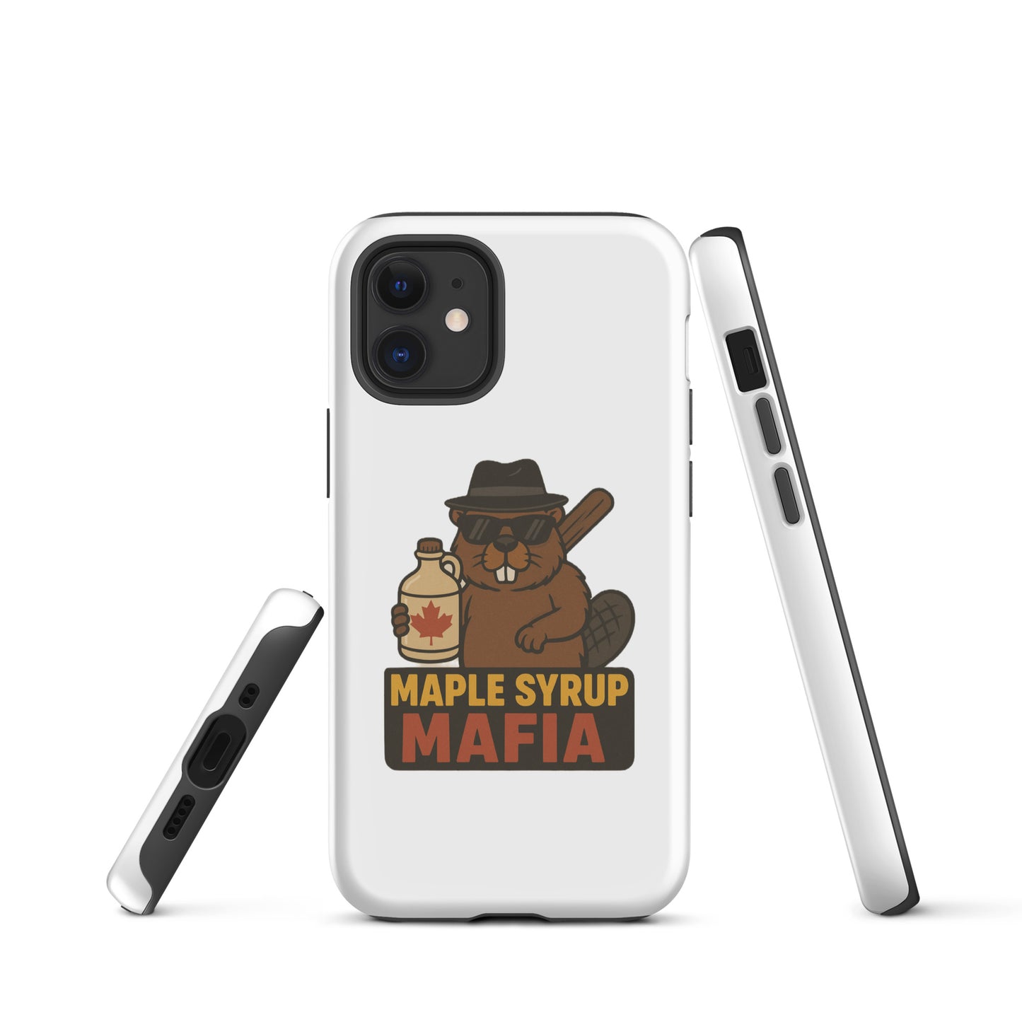 Maple Syrup Mafia Tough Case for iPhone®  from Rare Plus Apparel – unique movie & pop culture inspired design.