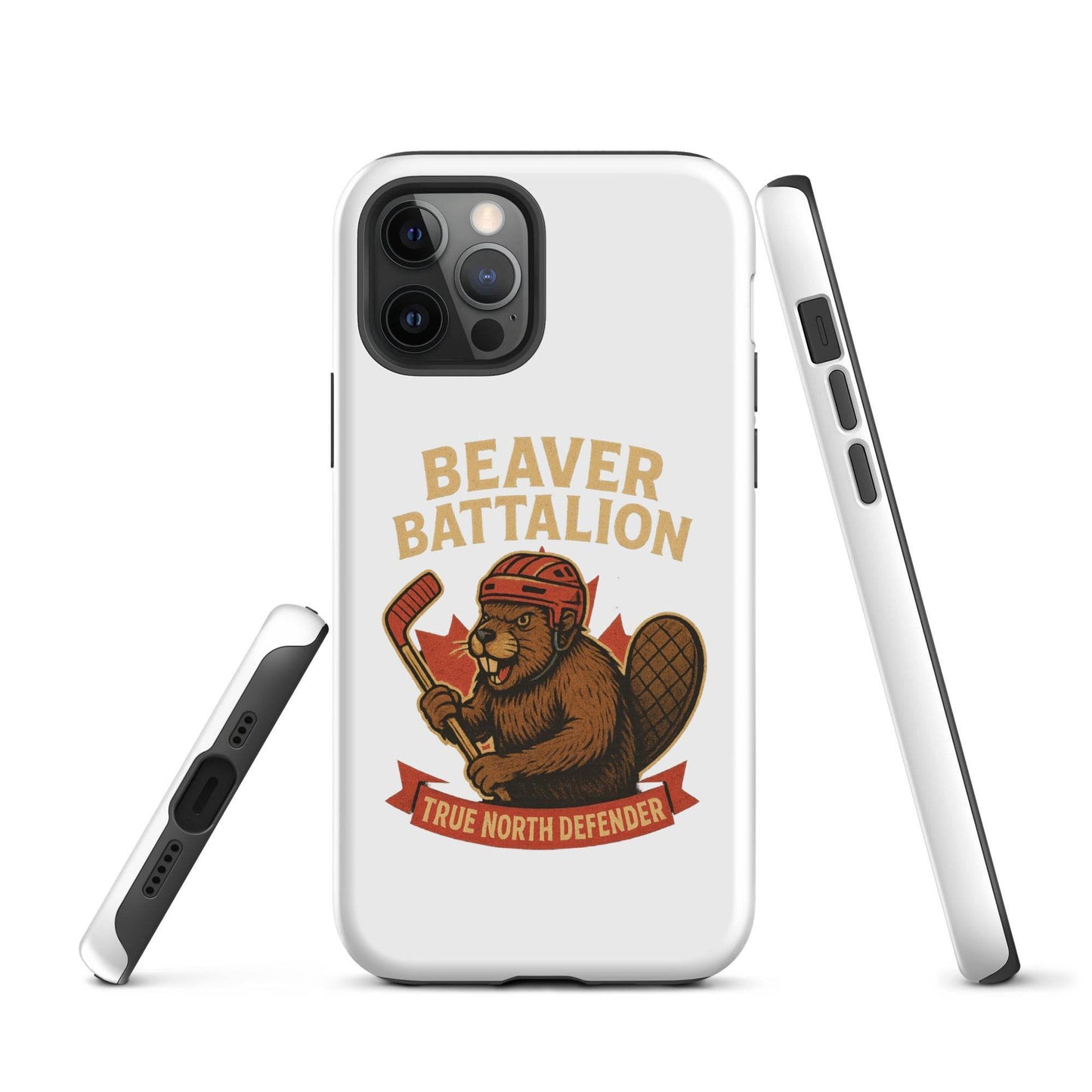 Beaver Battalion – True North Defender Tough Case for iPhone®  from Rare Plus Apparel – unique movie & pop culture inspired design.