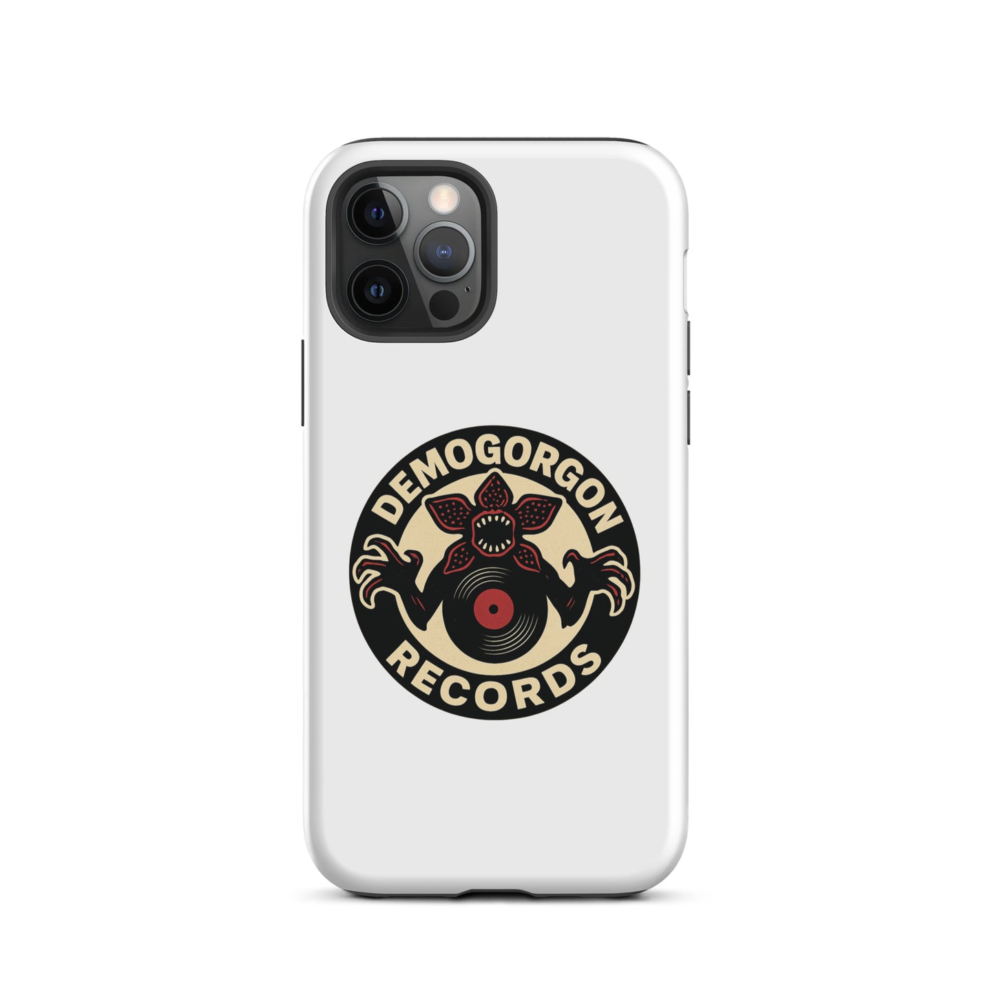 Demogorgon Records Tough Case for iPhone®  from Rare Plus Apparel – unique movie & pop culture inspired design.