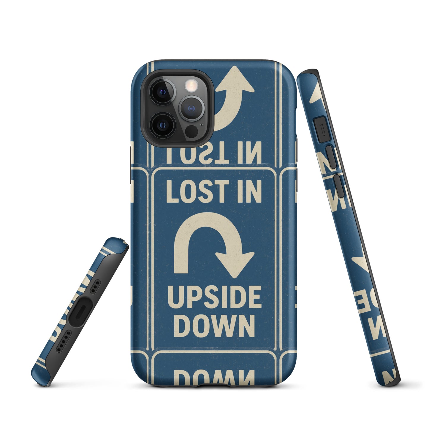 Lost in the Upside Down Tough Case for iPhone®  from Rare Plus Apparel – unique movie & pop culture inspired design.