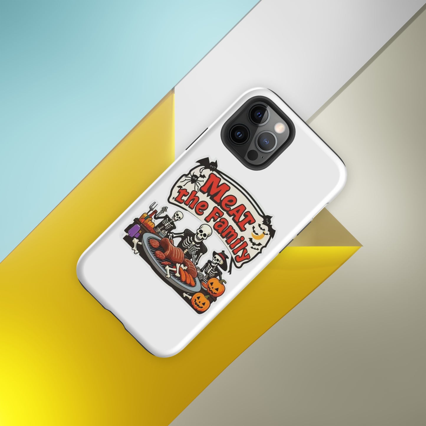 Meat The Family Tough Case for iPhone®  from Rare Plus Apparel – unique movie & pop culture inspired design.