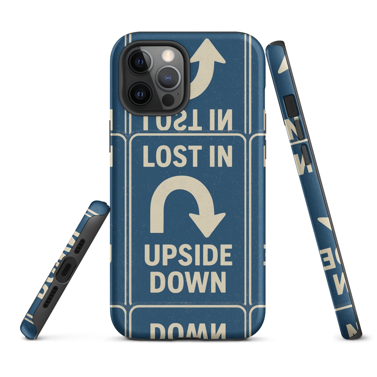Lost in the Upside Down Tough Case for iPhone®  from Rare Plus Apparel – unique movie & pop culture inspired design.