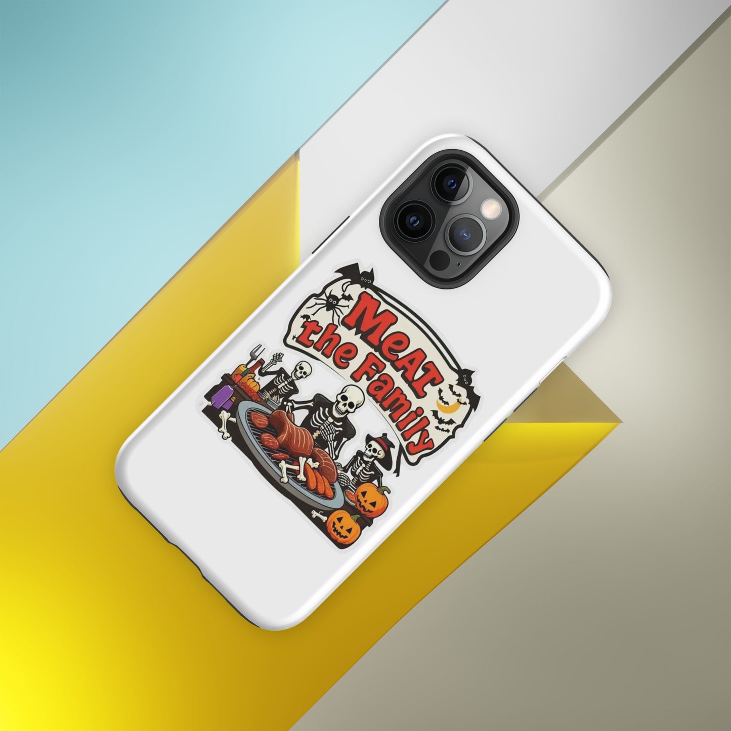 Meat The Family Tough Case for iPhone®  from Rare Plus Apparel – unique movie & pop culture inspired design.