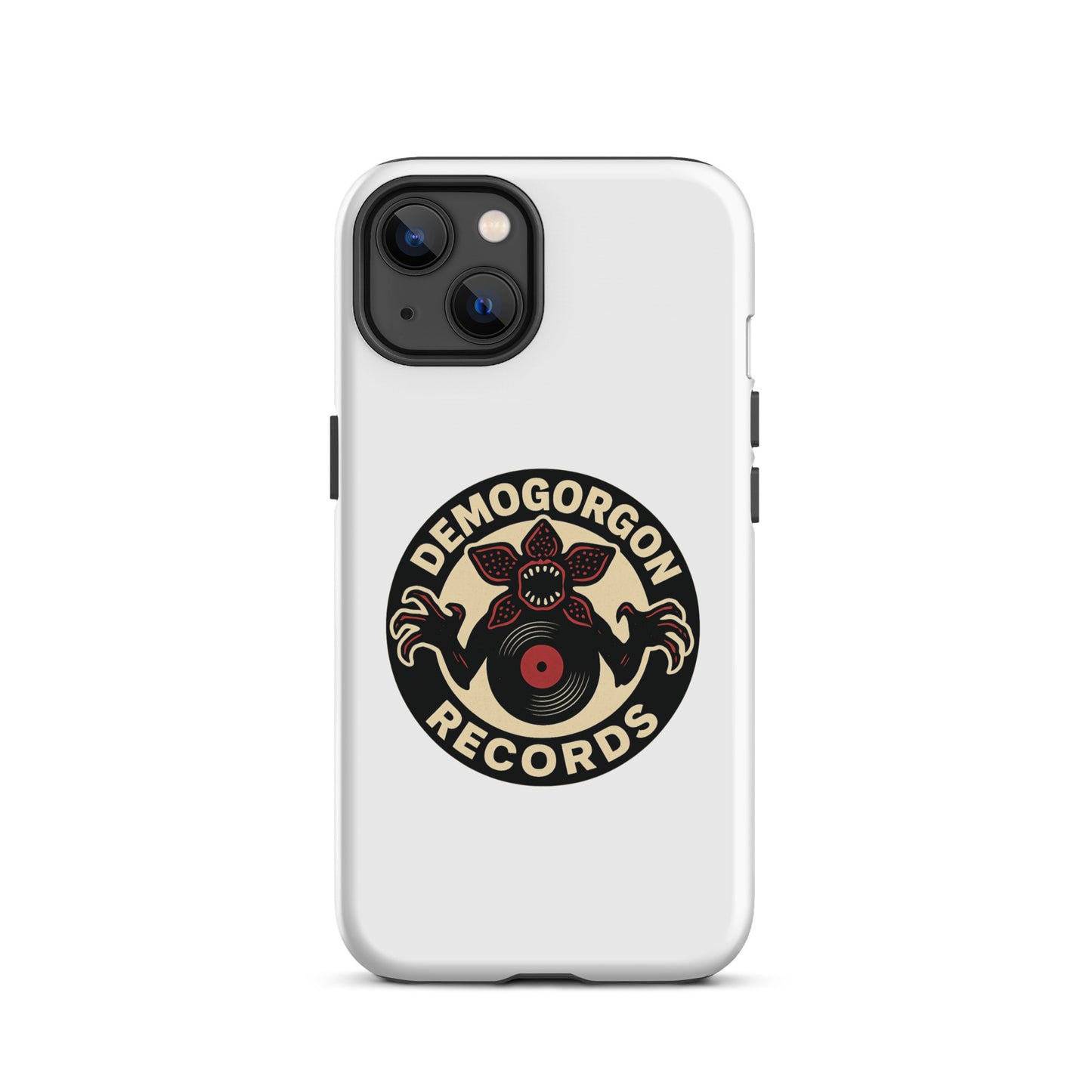 Demogorgon Records Tough Case for iPhone®  from Rare Plus Apparel – unique movie & pop culture inspired design.