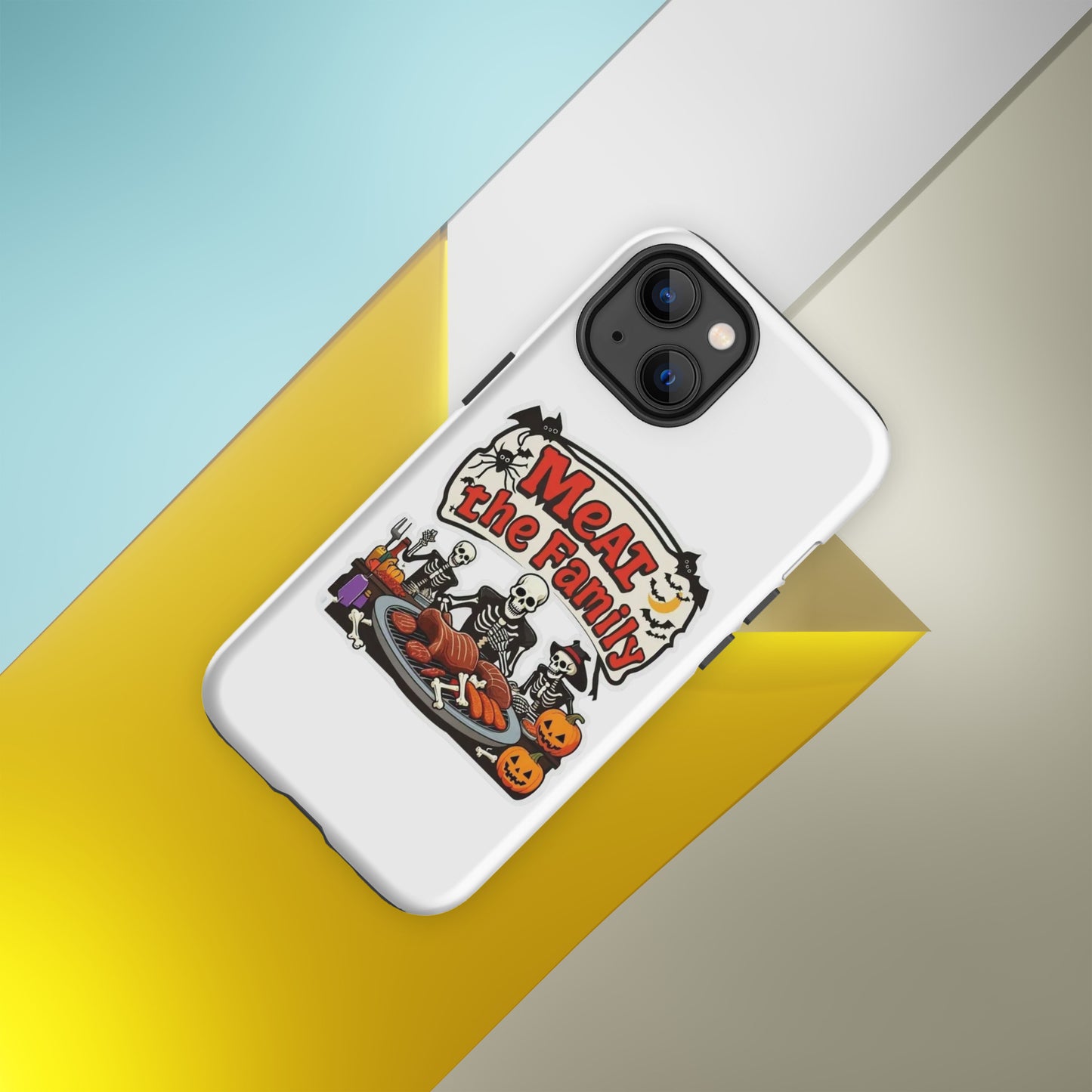 Meat The Family Tough Case for iPhone®  from Rare Plus Apparel – unique movie & pop culture inspired design.
