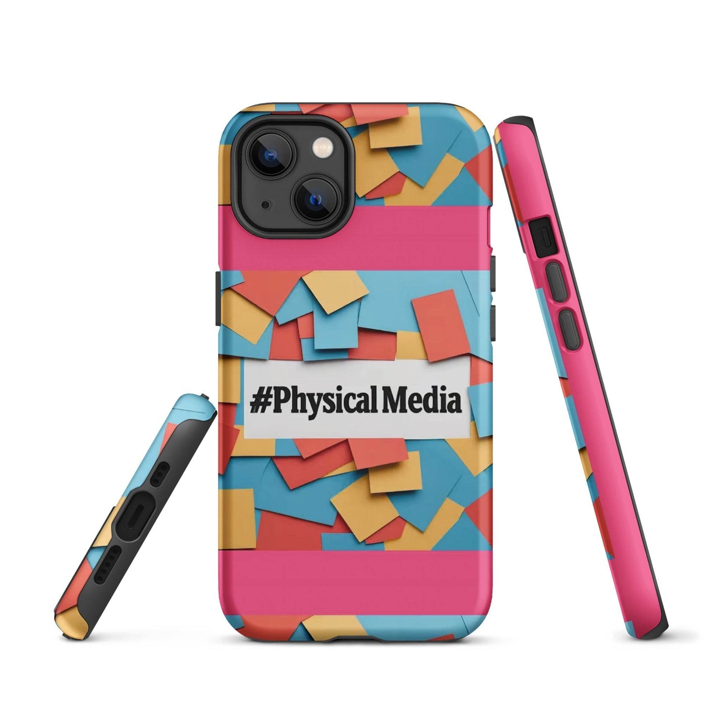 #PhysicalMedia Tough Case for iPhone®  from Rare Plus Apparel – unique movie & pop culture inspired design.