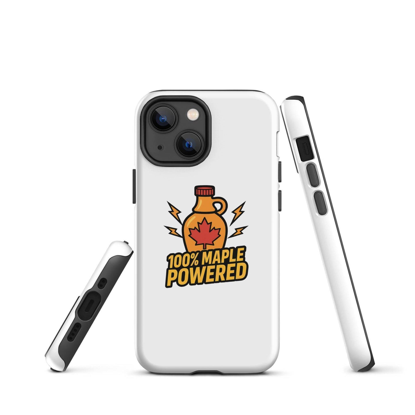 100% Maple Powered Tough Case for iPhone®  from Rare Plus Apparel – unique movie & pop culture inspired design.