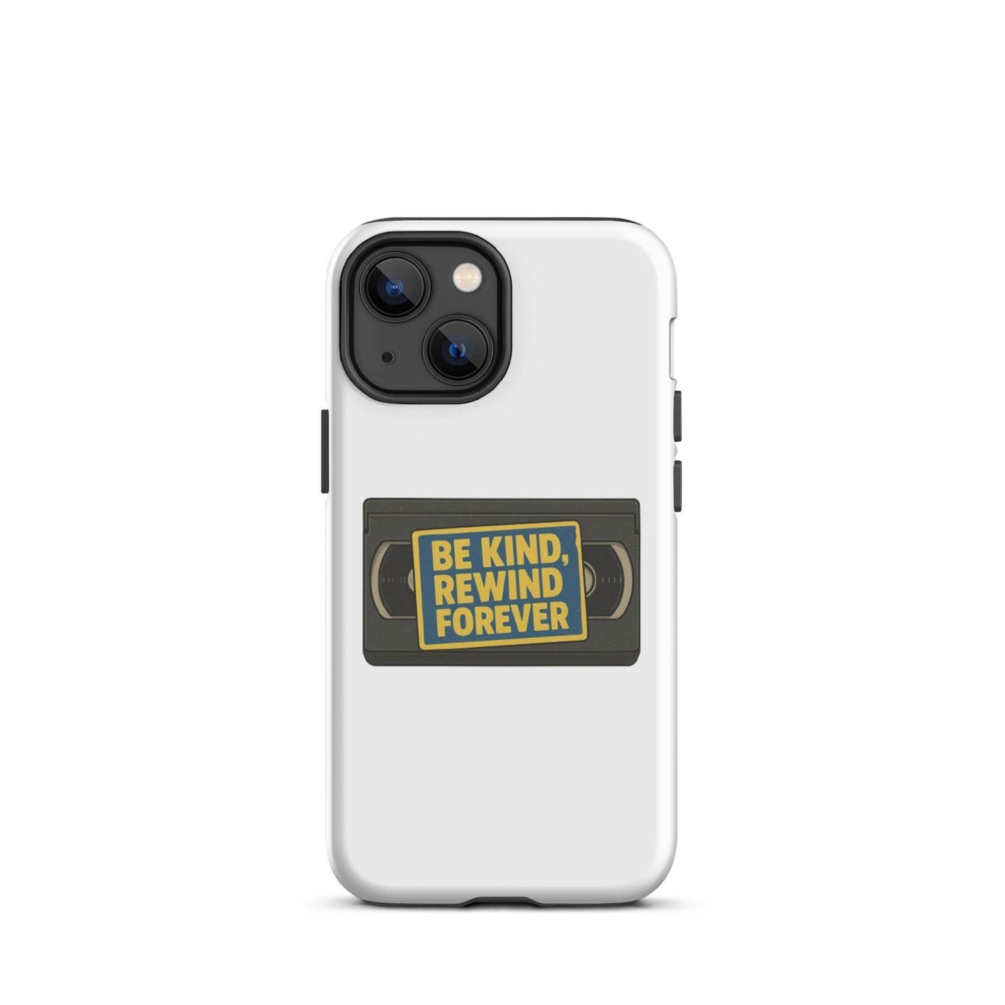 Be Kind, Rewind Forever Tough Case for iPhone®  from Rare Plus Apparel – unique movie & pop culture inspired design.