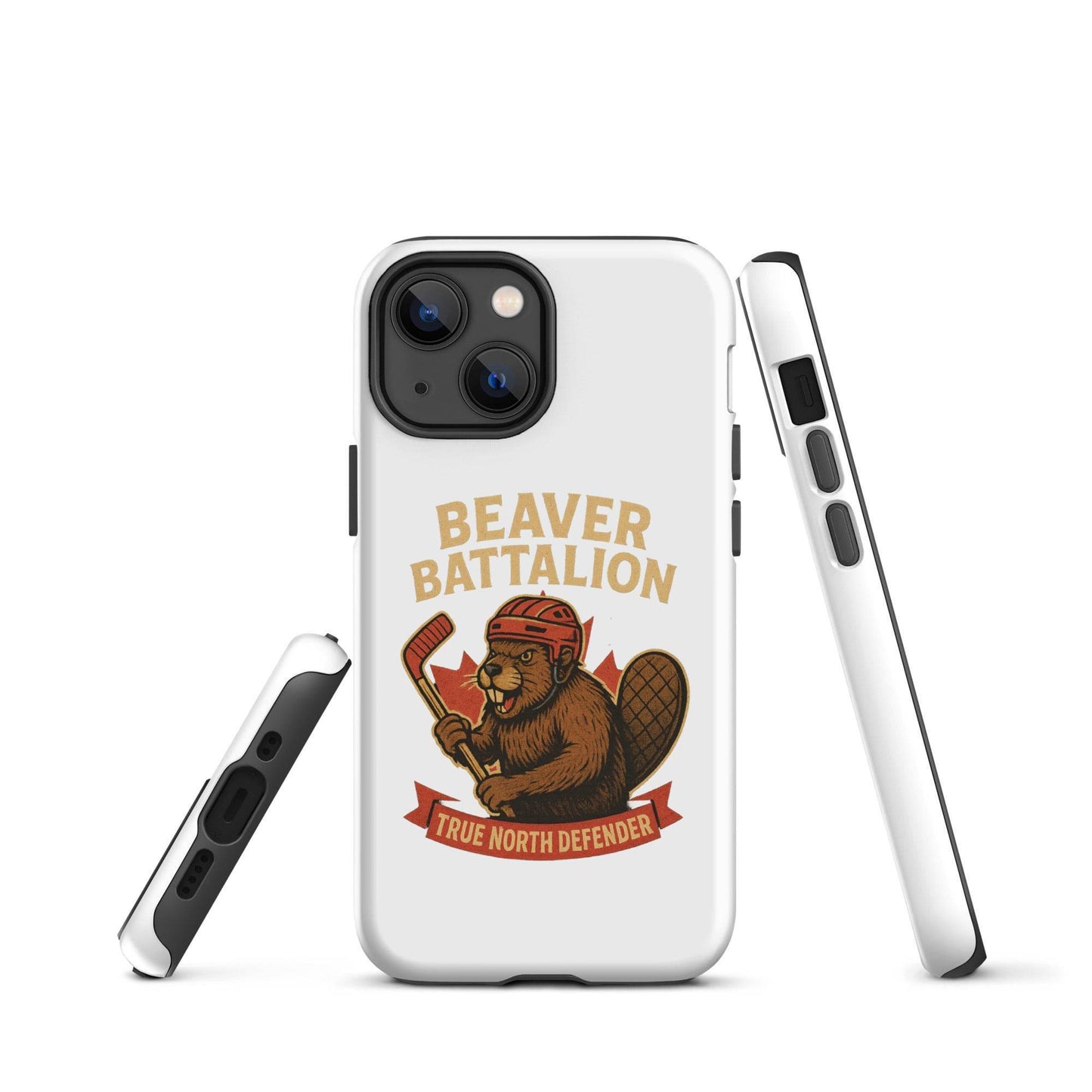 Beaver Battalion – True North Defender Tough Case for iPhone®  from Rare Plus Apparel – unique movie & pop culture inspired design.