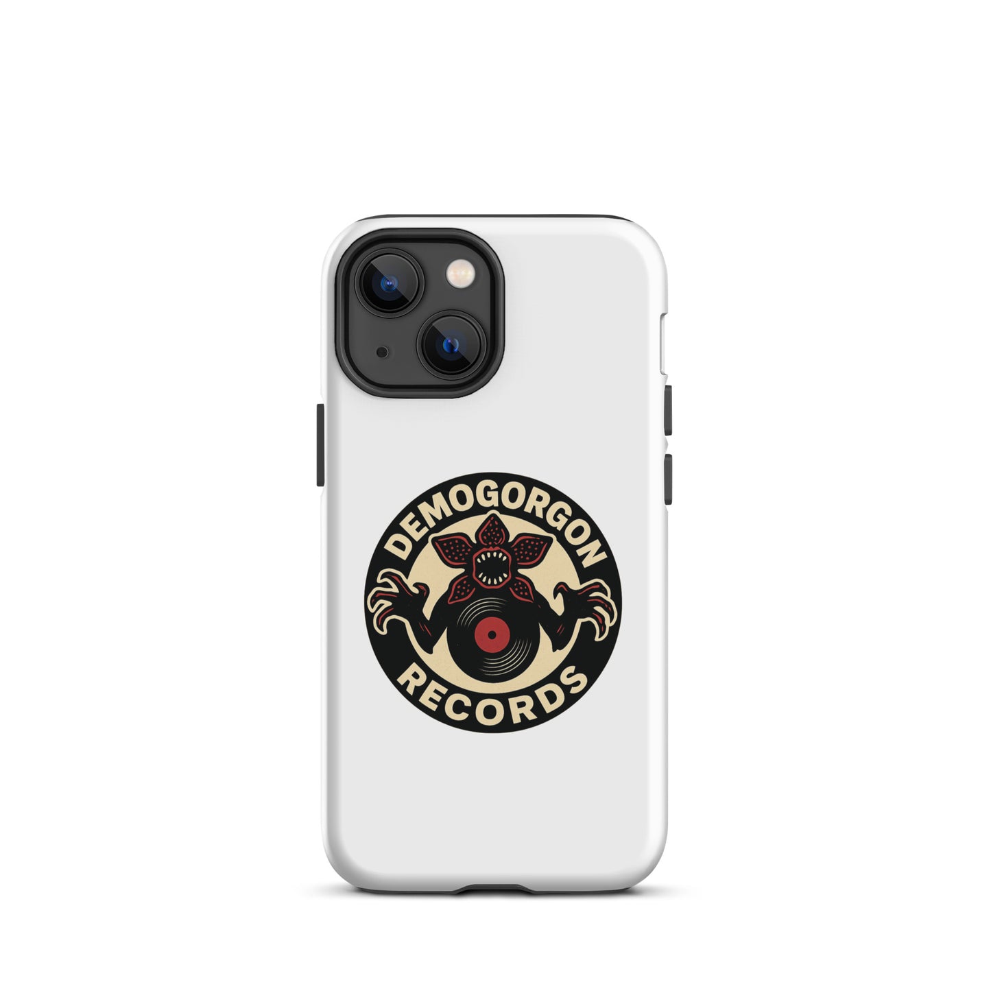 Demogorgon Records Tough Case for iPhone®  from Rare Plus Apparel – unique movie & pop culture inspired design.