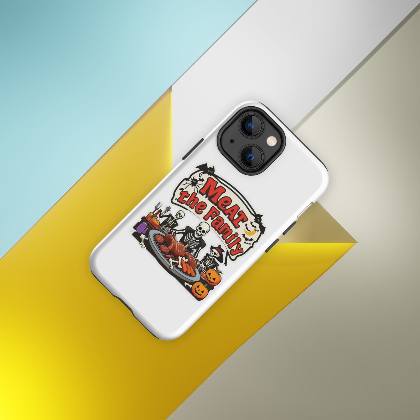 Meat The Family Tough Case for iPhone®  from Rare Plus Apparel – unique movie & pop culture inspired design.