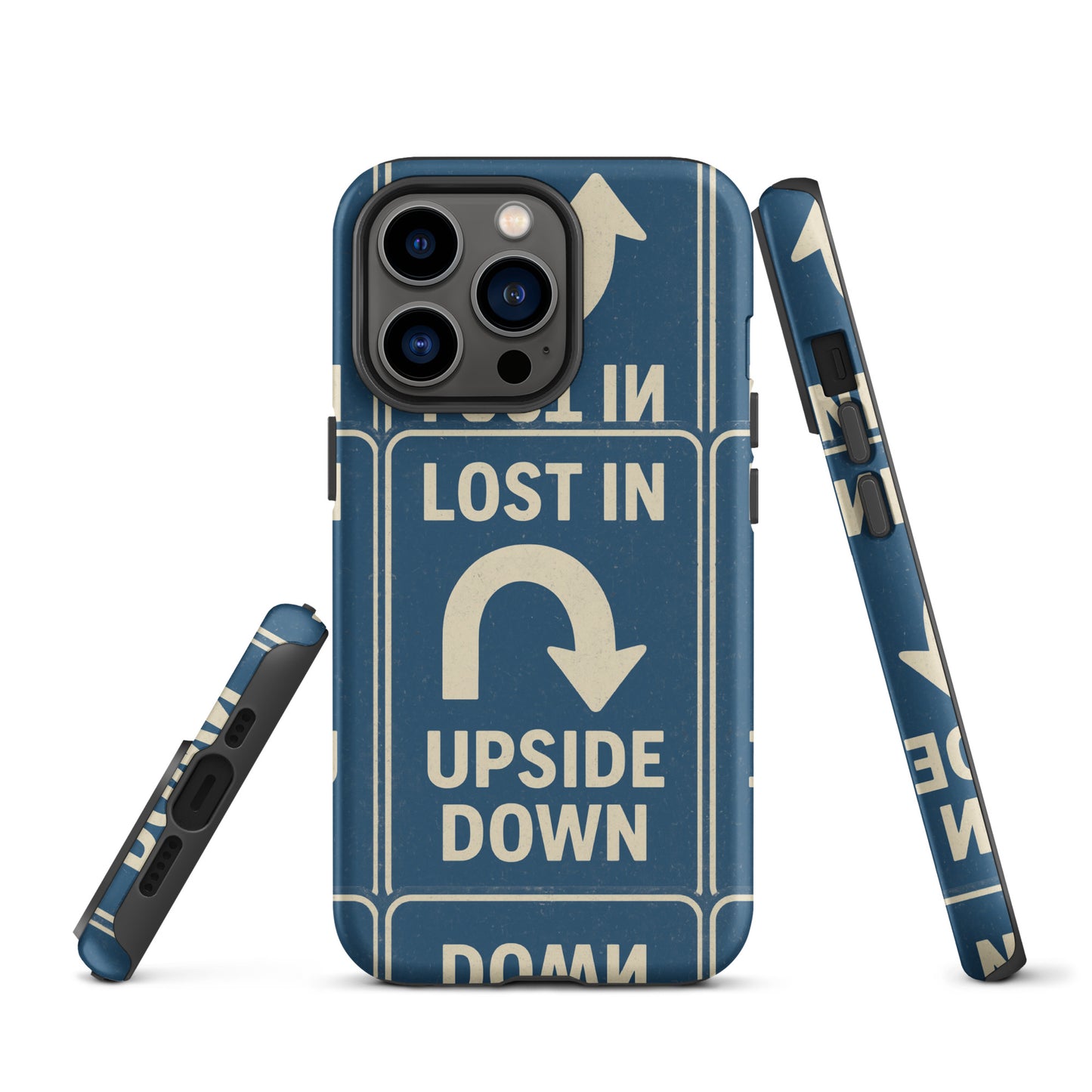 Lost in the Upside Down Tough Case for iPhone®  from Rare Plus Apparel – unique movie & pop culture inspired design.