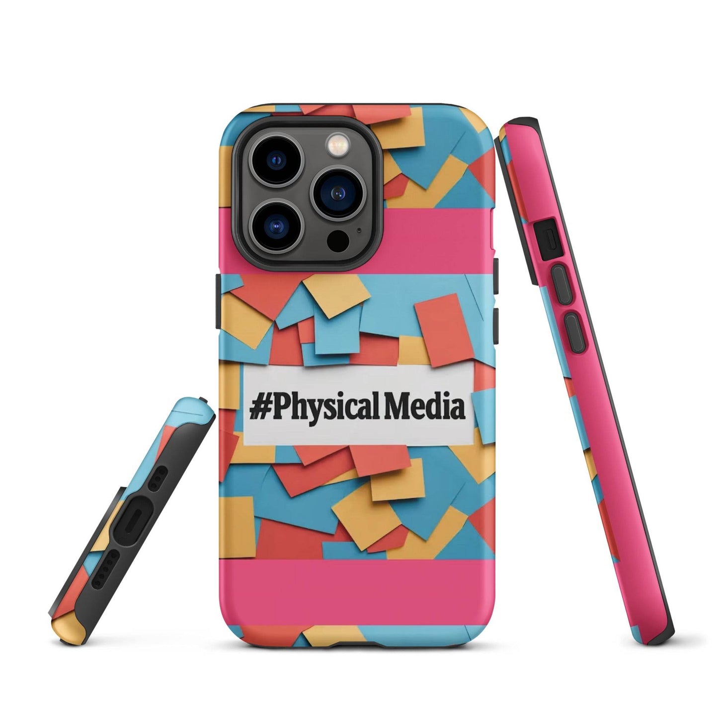 #PhysicalMedia Tough Case for iPhone®  from Rare Plus Apparel – unique movie & pop culture inspired design.