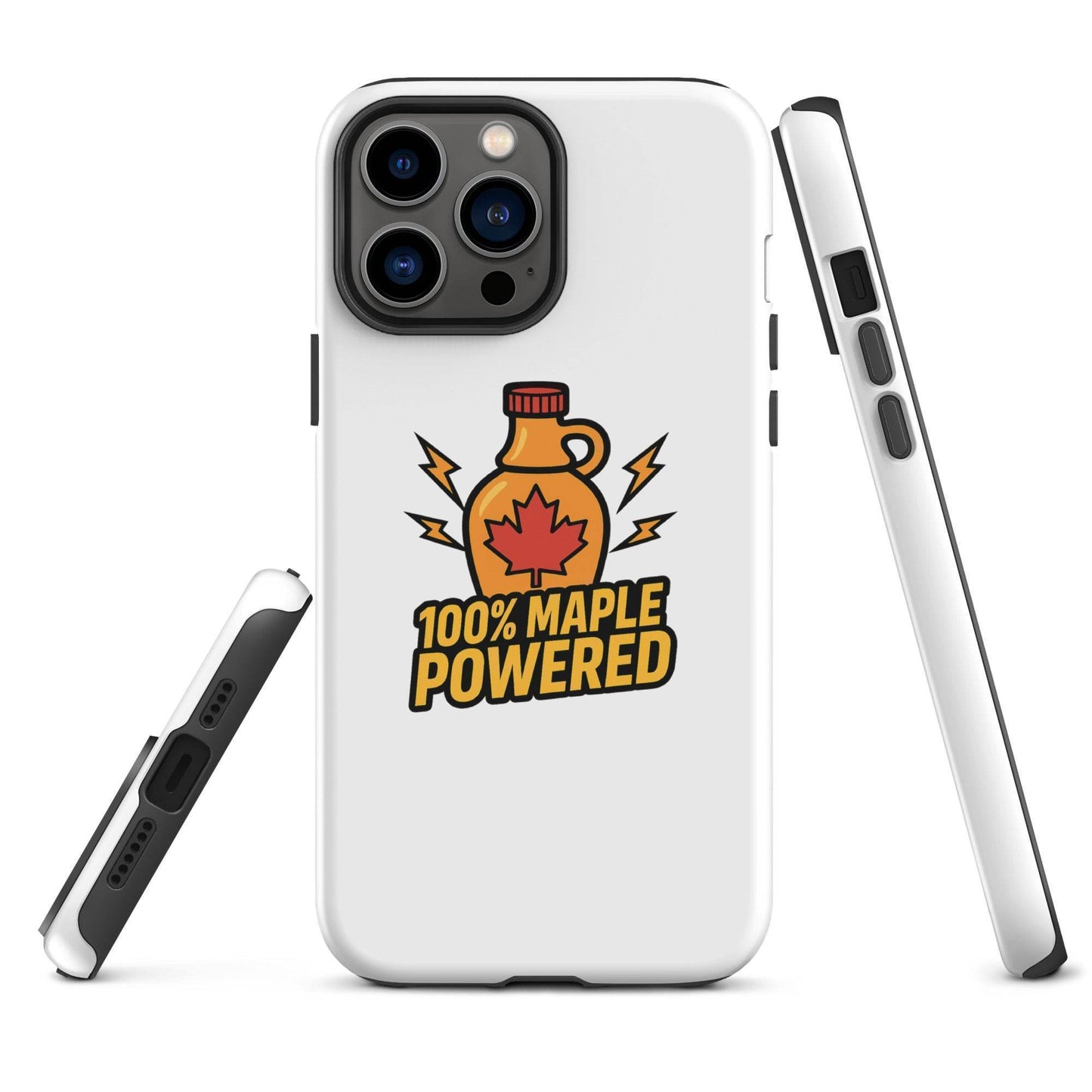 100% Maple Powered Tough Case for iPhone®  from Rare Plus Apparel – unique movie & pop culture inspired design.